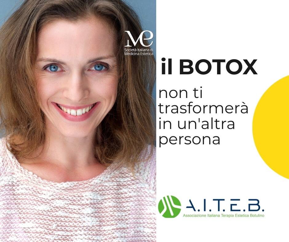 viso donna sorridente e disteso - botox rughe viso non ti trasforma in un'altra persona